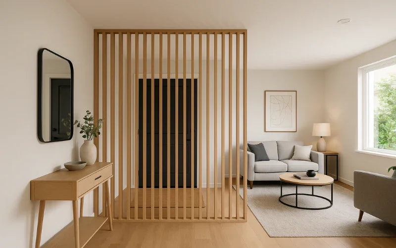 rotating wood slat divider installation guide